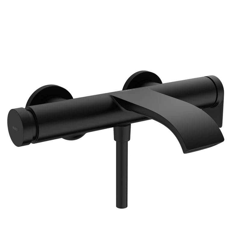 Vòi bồn tắm hansgrohe Vivenis Aufputz-Wannenarmatur, Einhebelmischer schwarz matt 75420670