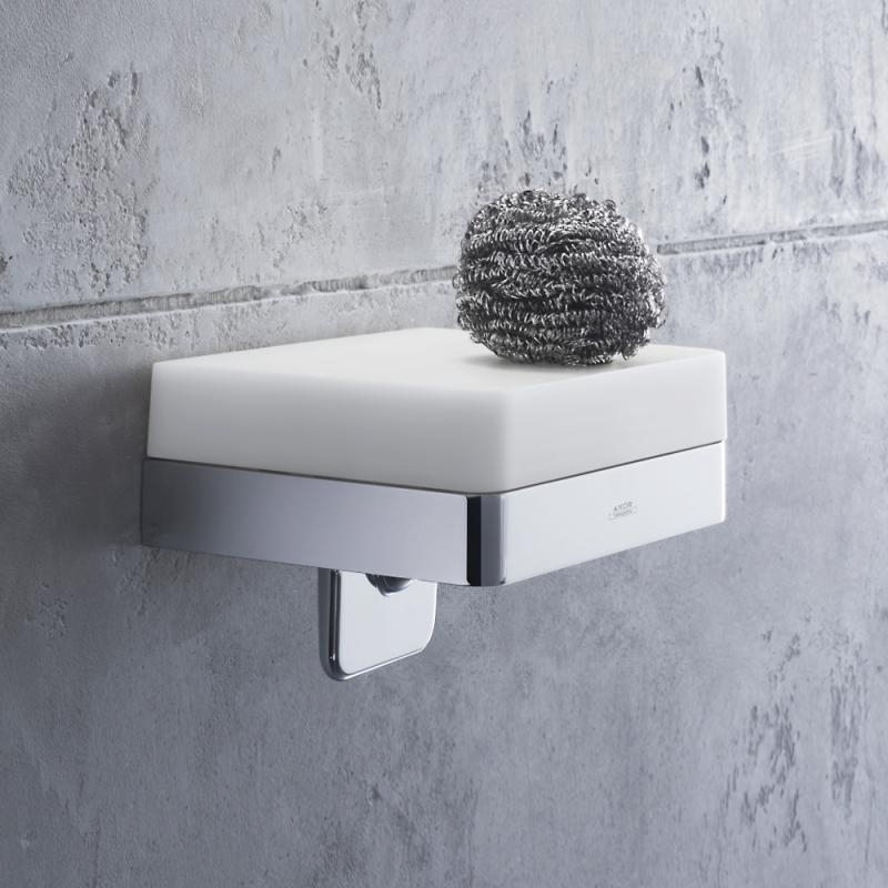 Hộp đựng nước rửa tay gắn tường AXOR Universal Accessories Softsquare 42819000