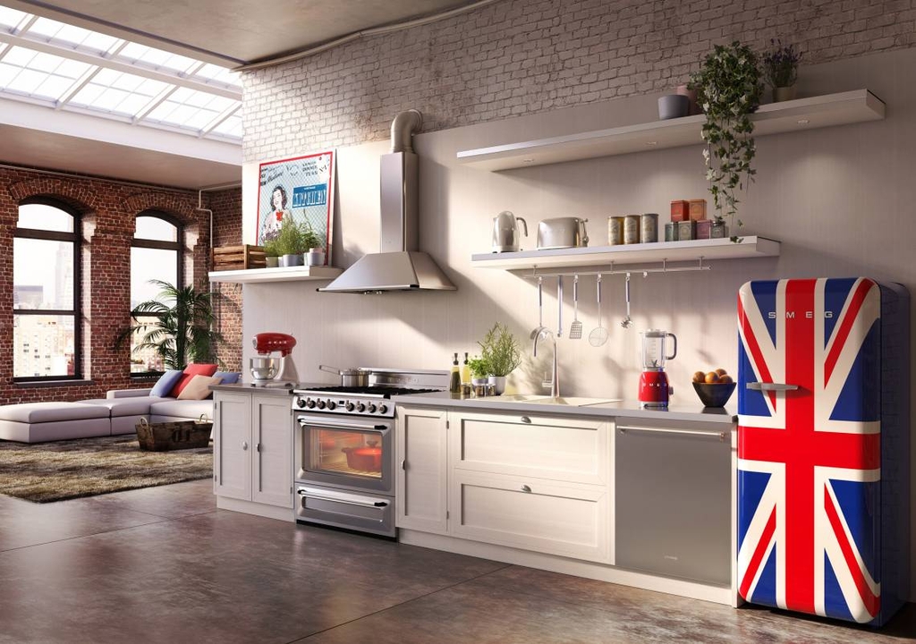 Tủ lạnh Smeg FAB28RDUJ5 Union Jack 281L