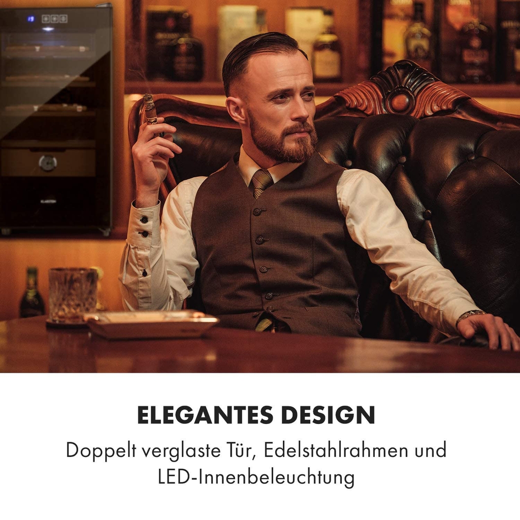 Tủ Cigar Klarstein El Presidente 33L