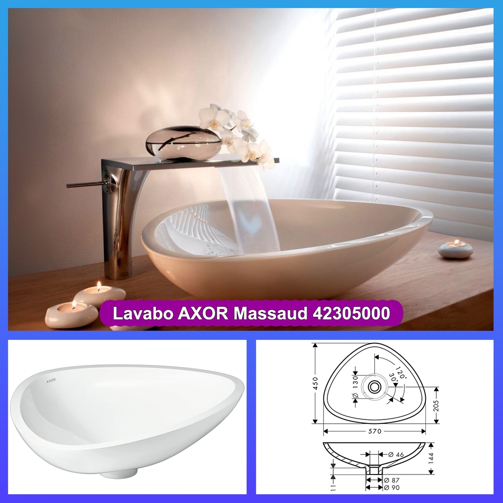 Lavabo AXOR Massaud 42300000 - 800mm