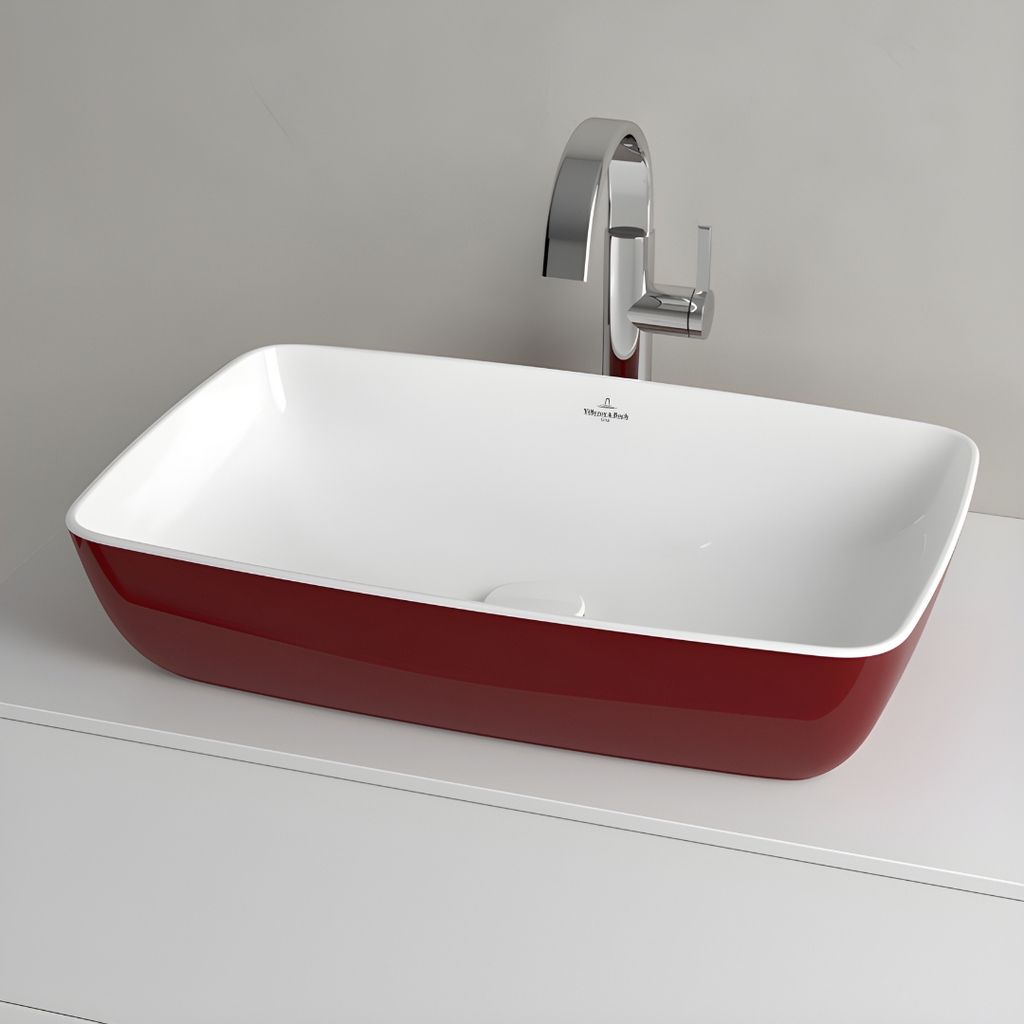 Lavabo Villeroy & Boch Artis 417258BCS9 Chữ nhật - Bordeaux