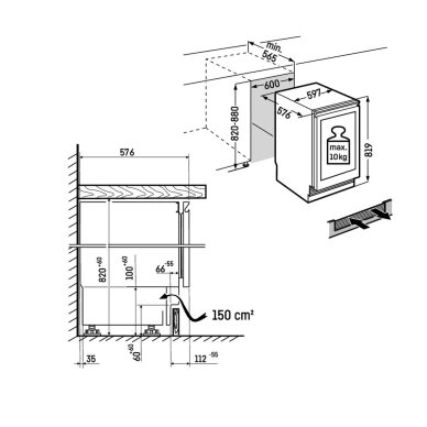 Tủ bảo quản rượu vang Liebherr UWGB 3631