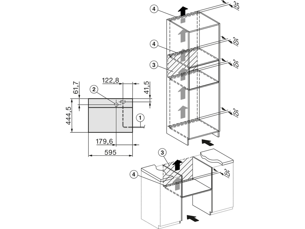 Lò hấp kèm vi sóng Miele DGM 7340