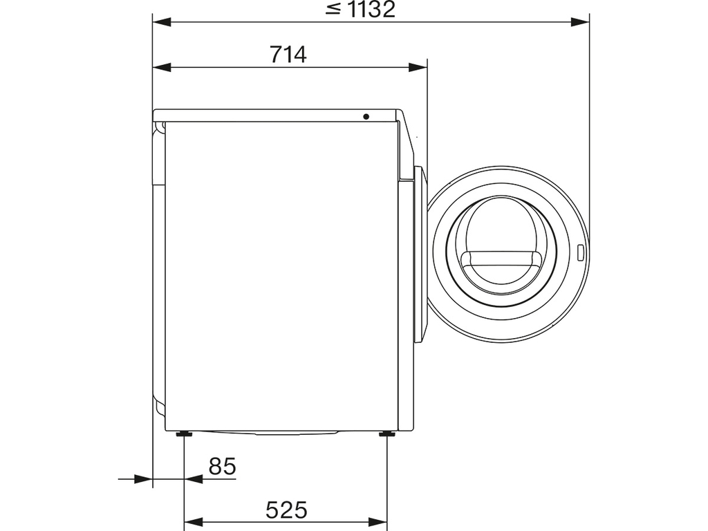 Máy giặt kết hợp sấy Miele WTW870WPM PWash & TDos 9/6kg