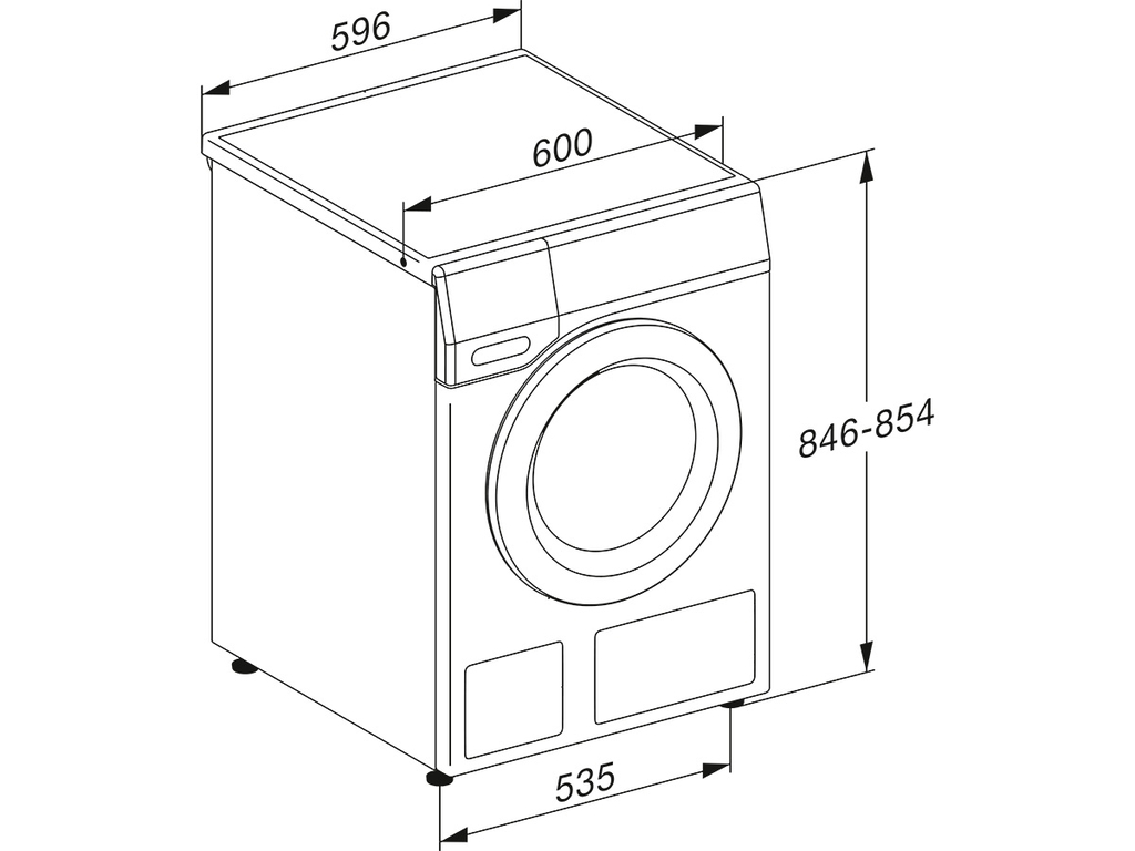 Máy giặt kết hợp sấy Miele WTW870WPM PWash & TDos 9/6kg