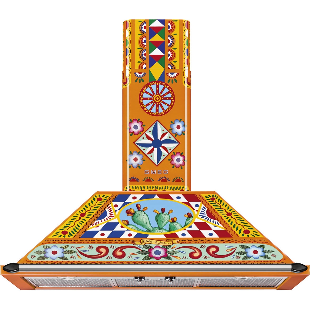 Máy hút mùi áp tường Smeg KT90DGC