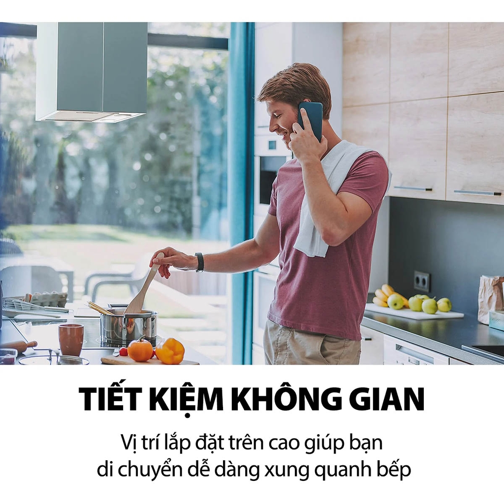 Máy hút mùi đảo Klarstein CGCH3-Structura