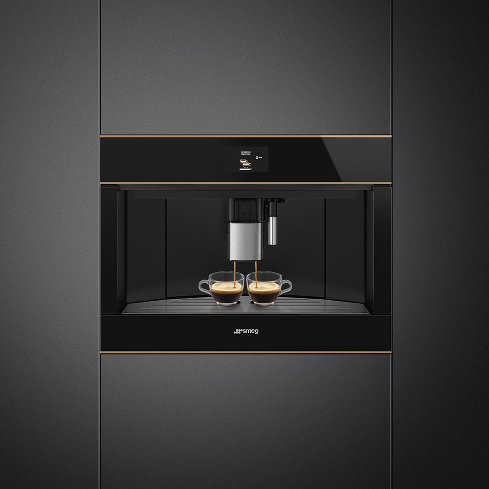 Máy pha cà phê âm tủ Smeg CMS4604NR