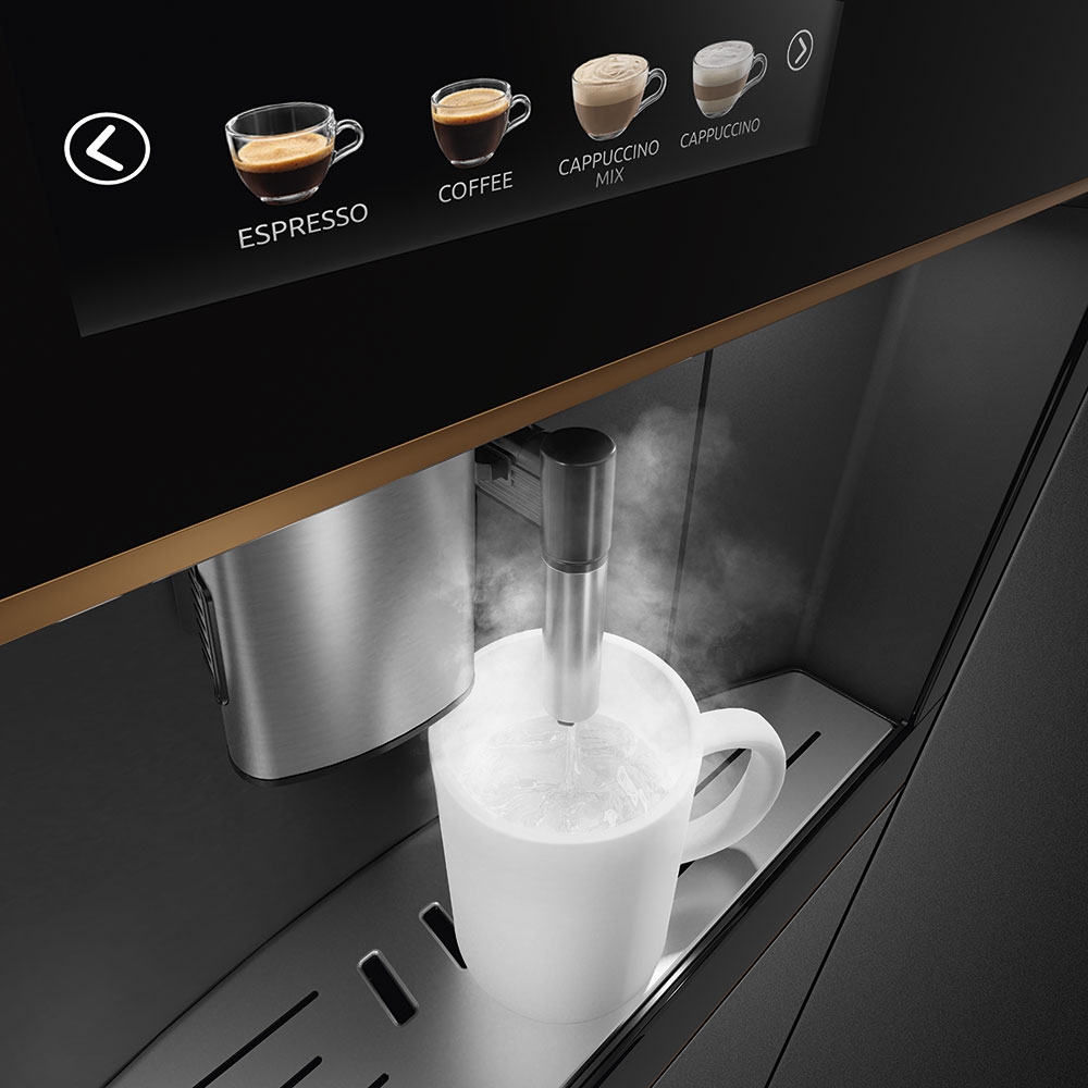 Máy pha cà phê âm tủ Smeg CMS4604NR