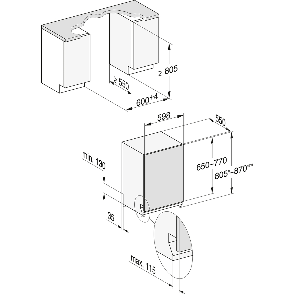 Máy rửa bát âm tủ Miele G 7590 SCVi AutoDos