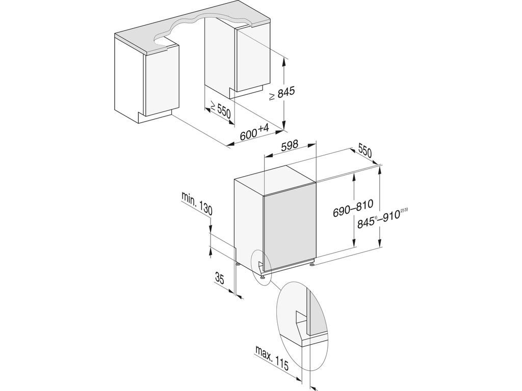 Máy rửa bát âm tủ Miele G 7965 SCVi XXL