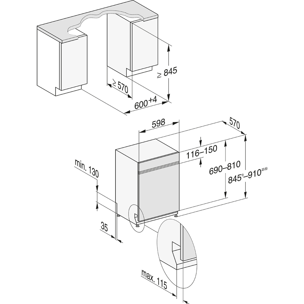 Máy rửa bát âm tủ Miele G 7115 SCi XXL AutoDos