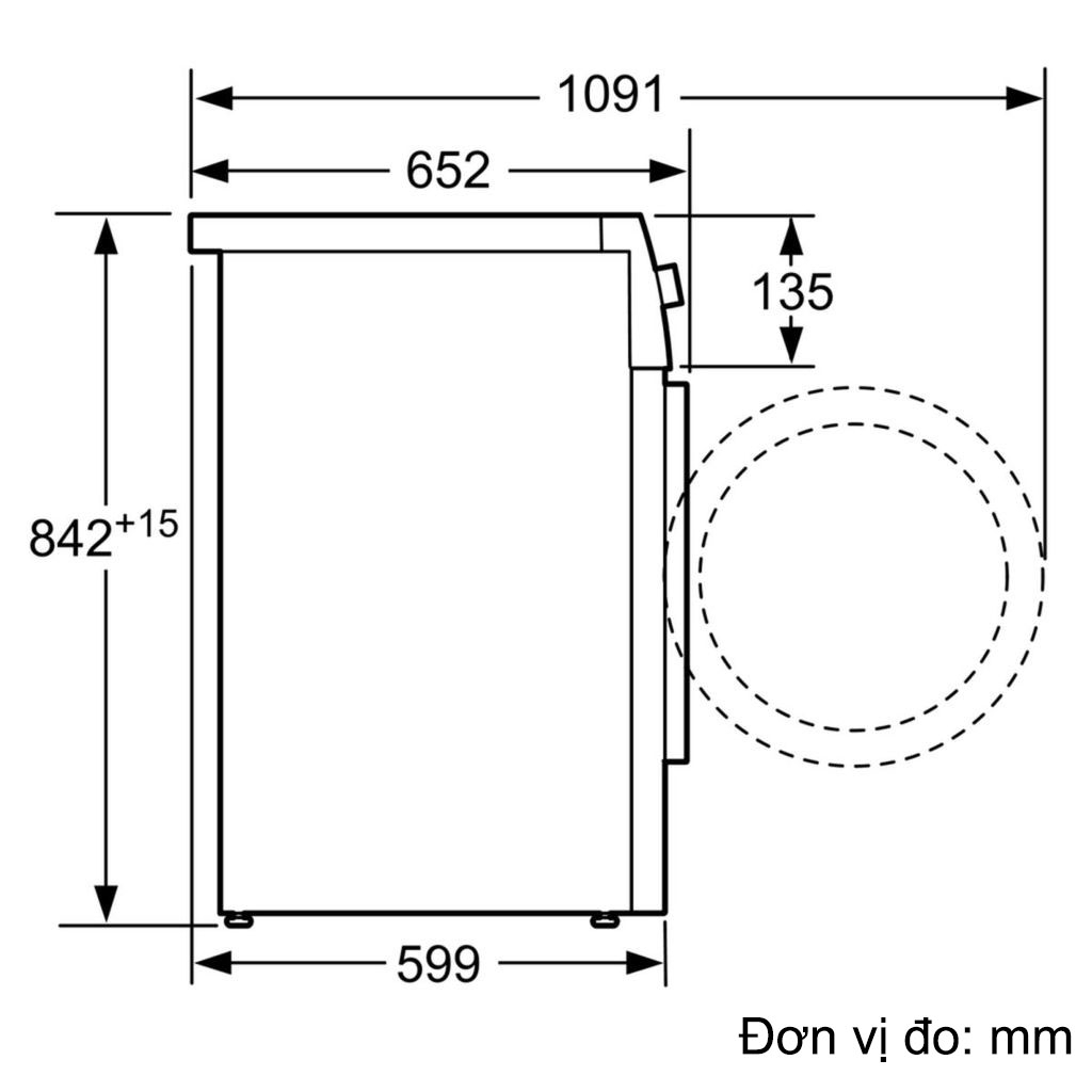 Máy sấy quần áo Bosch WTB86201SG