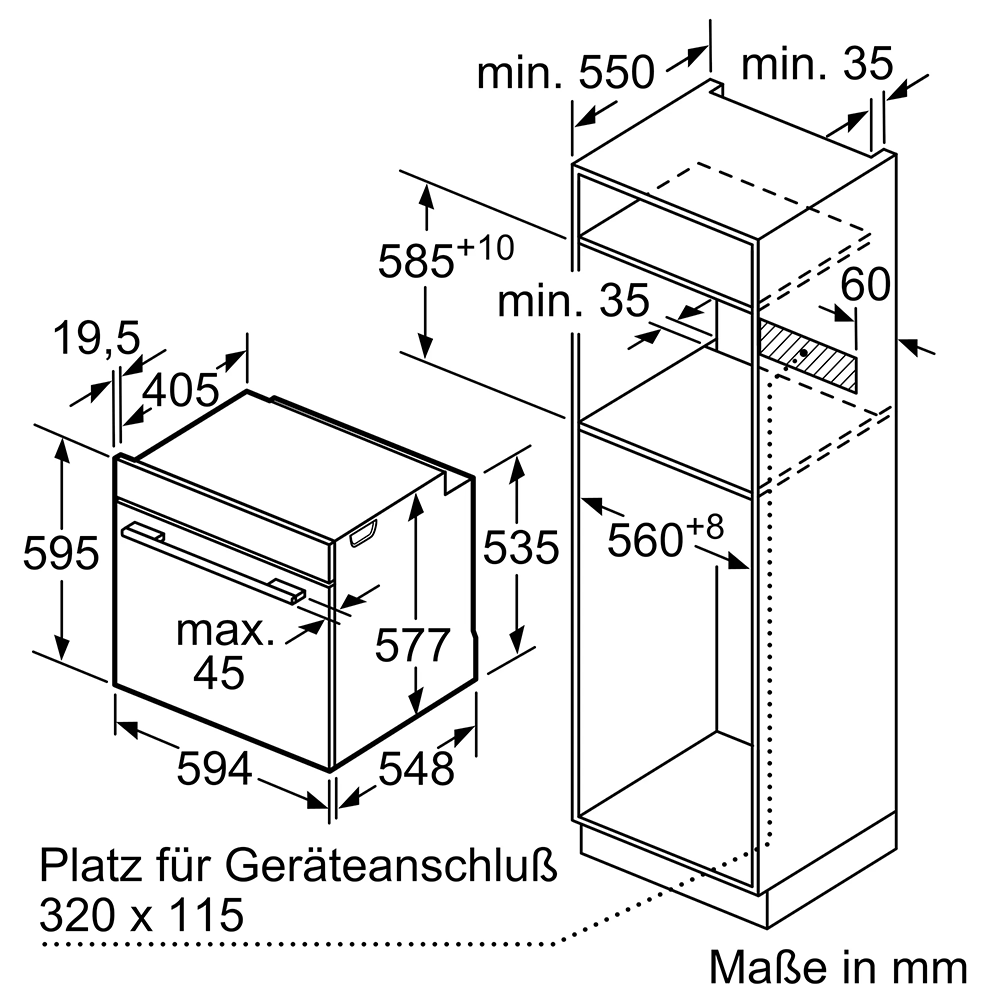 Lò nướng BOSCH HBG635BB1