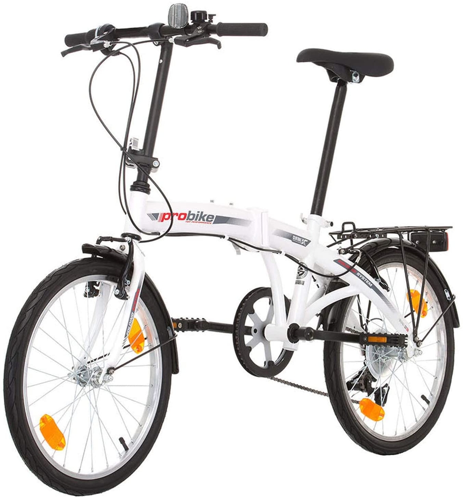 Xe đạp gấp PROBIKE Folding 20 Folding Bike 20 Inch (Black/ Whhite)