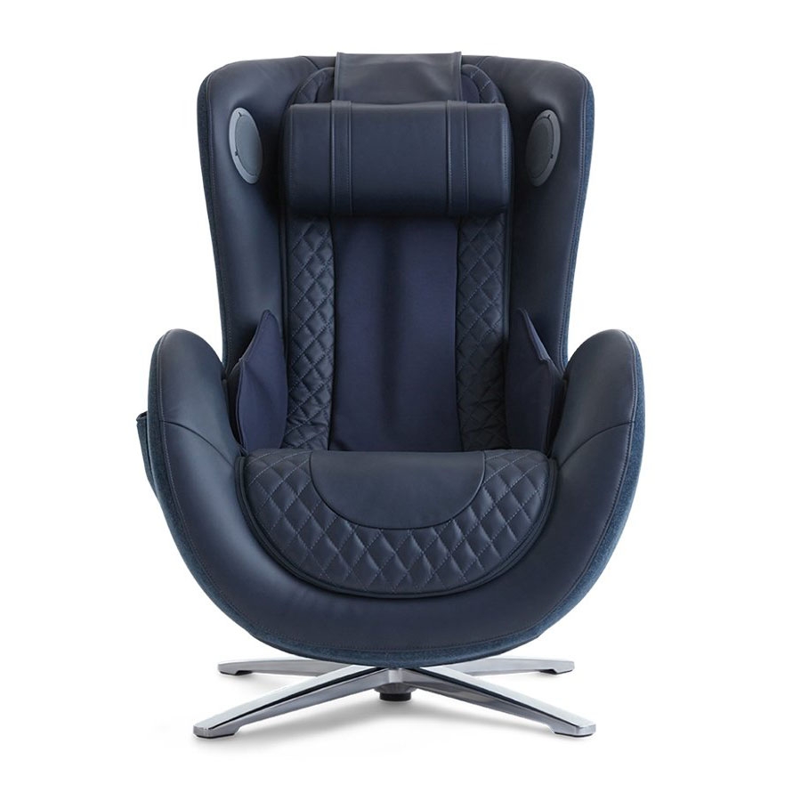 Ghế massage Nouhaus Classic Massage Chair with Ottoman Midnight Blue