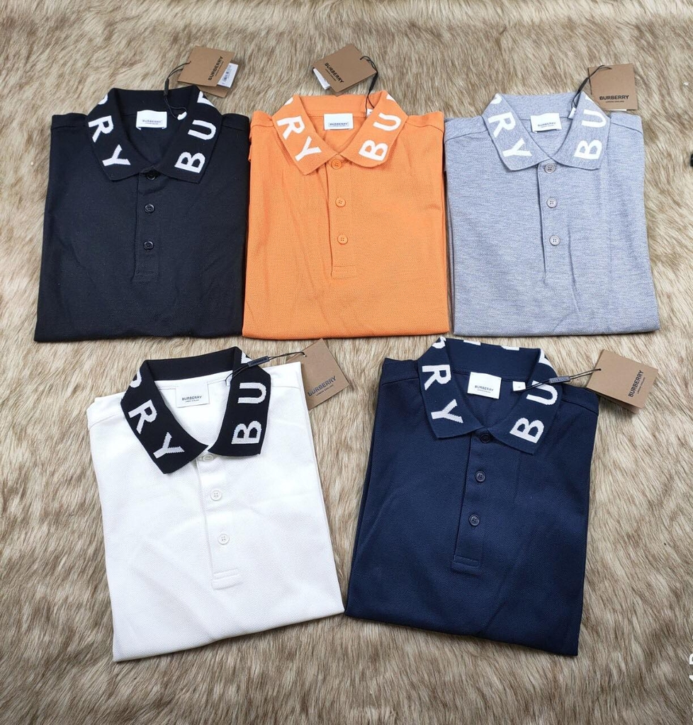 Áo Polo nam Burberry cổ chữ