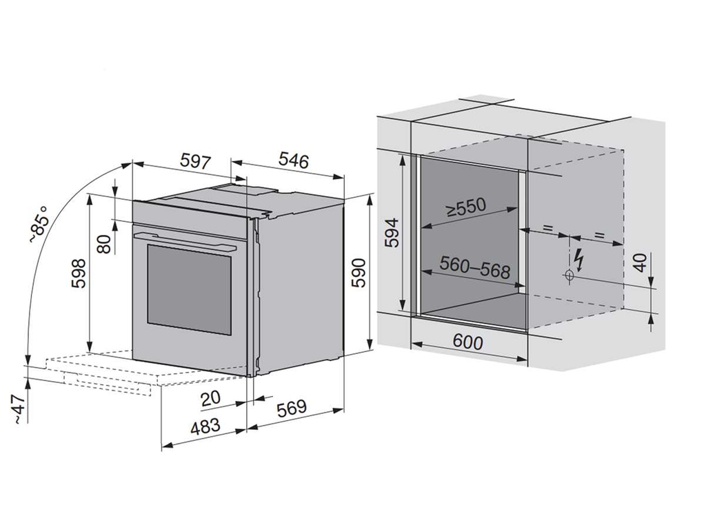 Lò nướng V-ZUG Combair V2000 60 2104300014