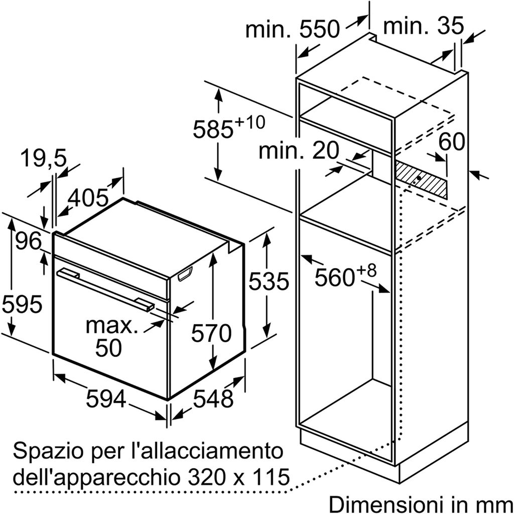 Lò nướng Bosch HBA534BS0