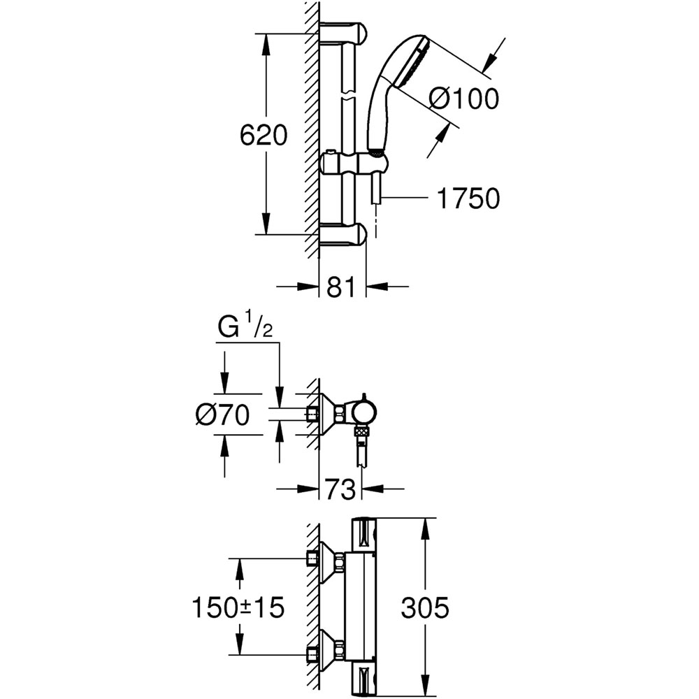 Sen cây Grohe Grohtherm 800 34565001