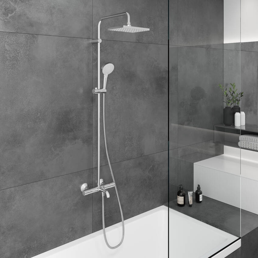 Sen cây Hansgrohe Vernis Shape 230 (26284007, 26284677) có vòi xả