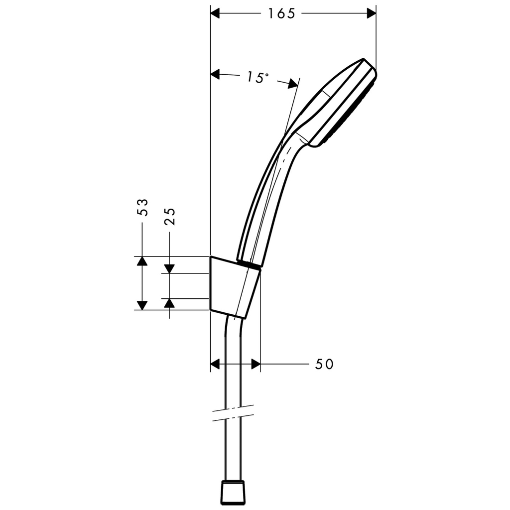 Sen tay Hansgrohe Croma 100 Mono 27575000