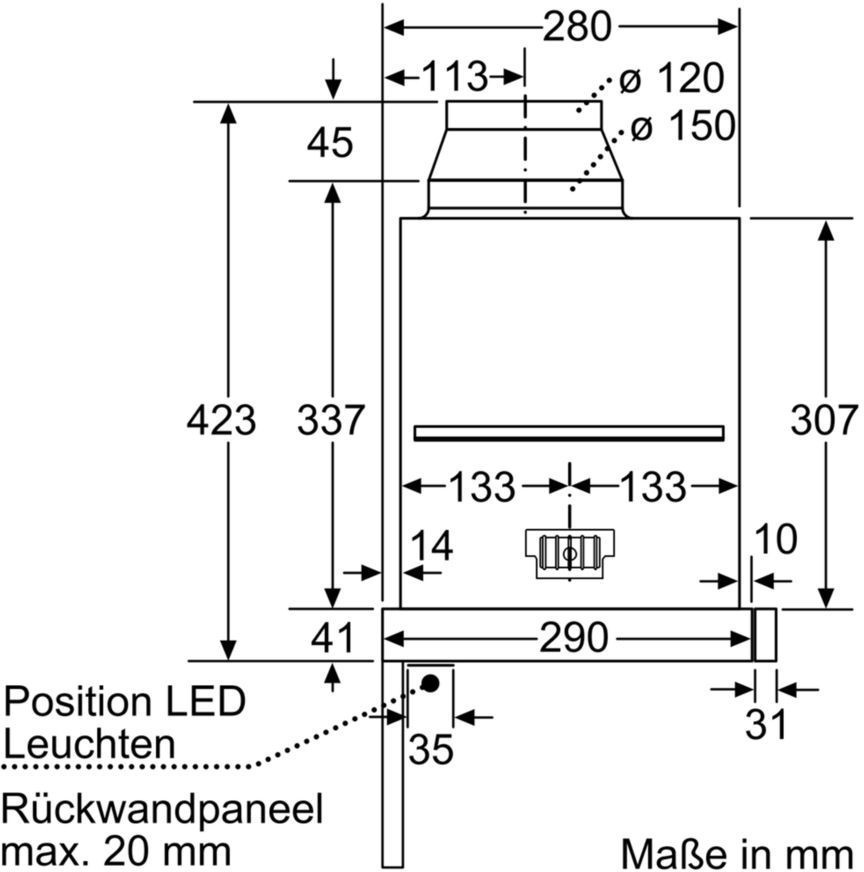 Hút mùi âm tủ Siemens LI99SA683 - IQ700 - 90cm