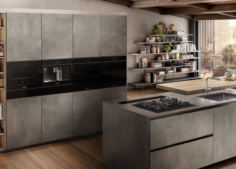 Lò nướng kết hợp hấp SMEG SO6604S4PNR