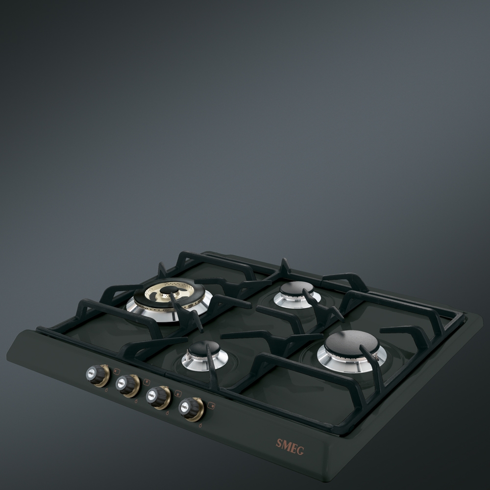 Bếp Gas Âm Cortina 60cm SMEG SR764AO