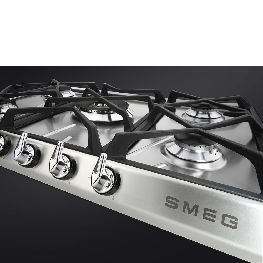 Bếp Gas Âm 5 Vùng Nấu Smeg SRV876AO