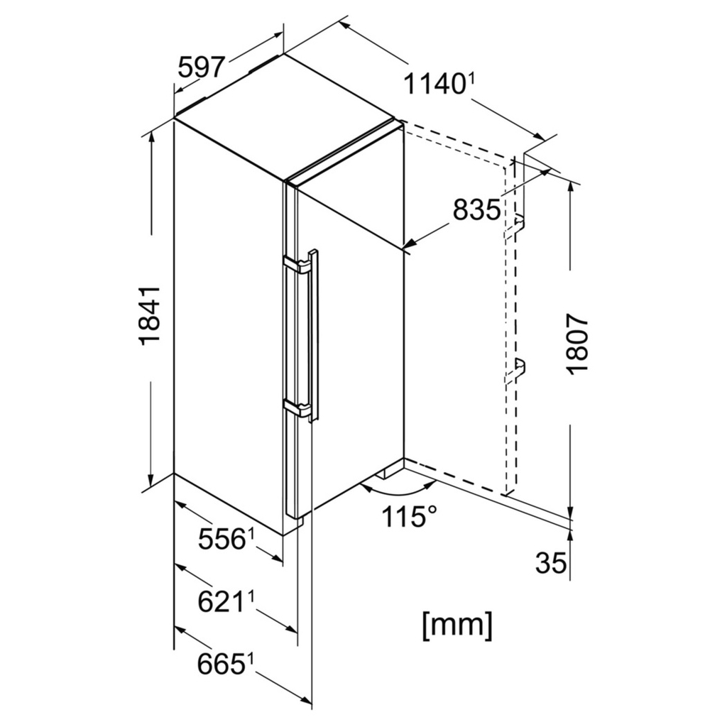 Tủ đông độc lập Liebherr SGNef 3036 Comfort NoFrost