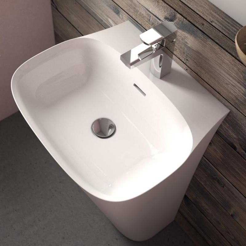 Lavabo đặt sàn Treos Serie 730 Mineralguss