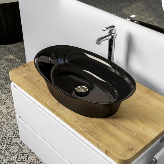 Lavabo đặt bàn Treos Serie 730 - Oval 60cm - Black