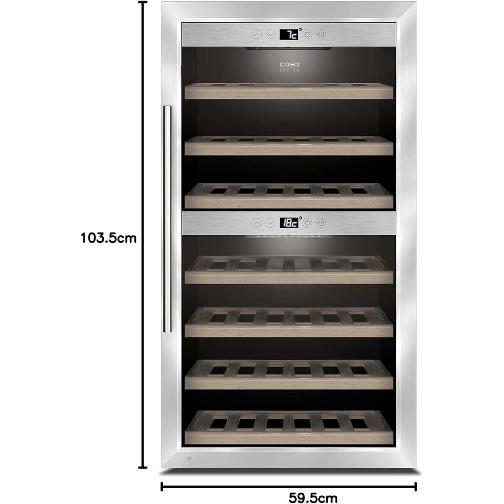 Tủ Bảo Quản Rượu Vang Caso WineComfort 66