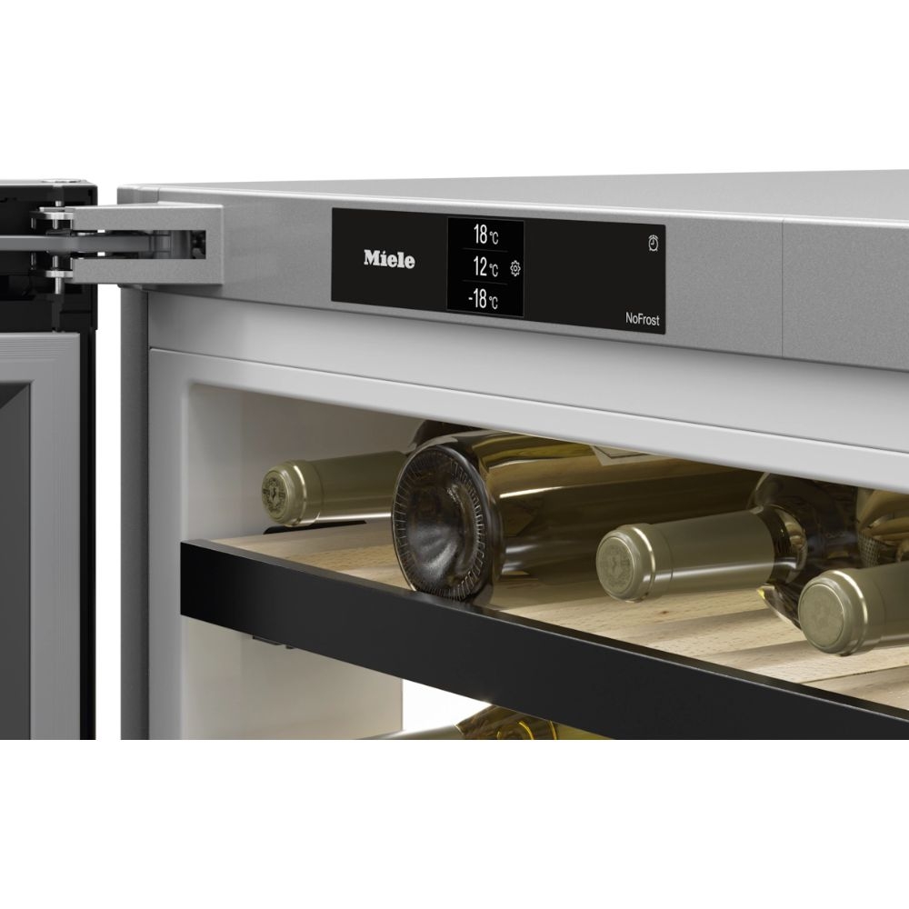 Tủ đông kết hợp tủ rượu Miele KWNS 4784 DE