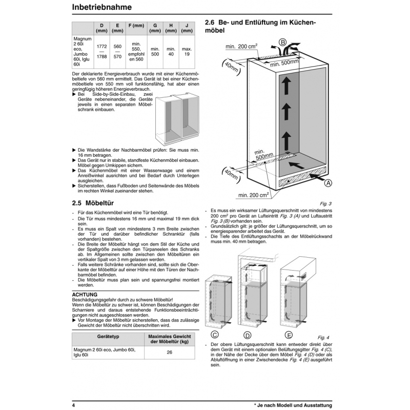 Tủ lạnh V-ZUG Jumbo 60I KJ60ir