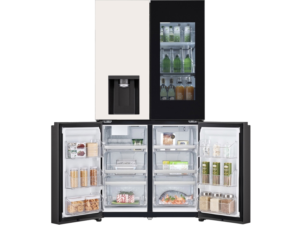Tủ lạnh Side by Side LG Dios W822GBB452 820L - Màu Be/Be
