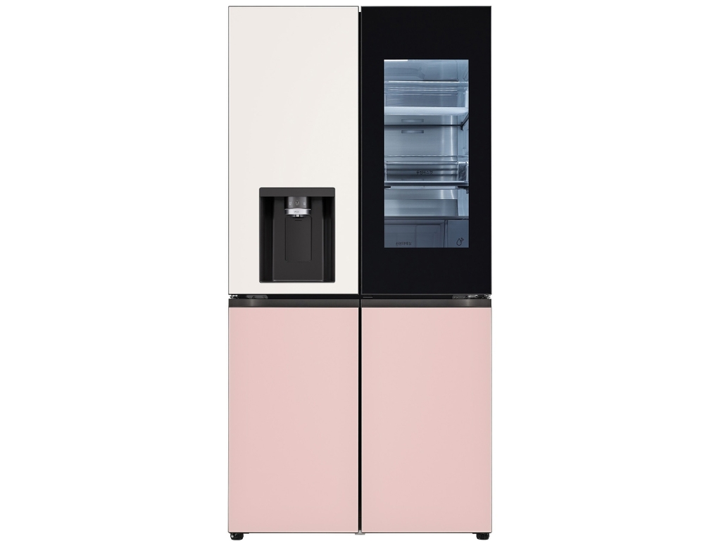 Tủ lạnh Side by Side LG Dios W822GBP452S 820L - Màu Be-Hồng