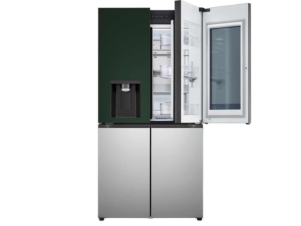 Tủ lạnh Side by Side LG Dios W822SGS452 820L - Màu Xanh rêu/Bạc