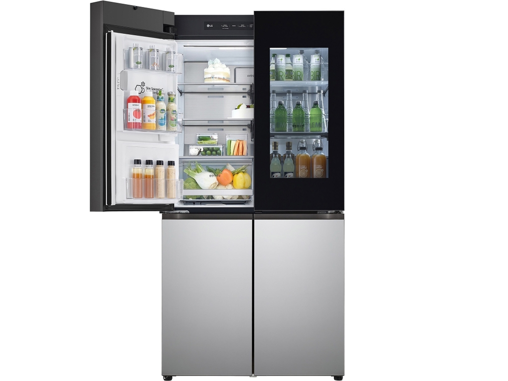Tủ lạnh Side by Side LG Dios W822SMS452 820L - Màu Xám/Bạc