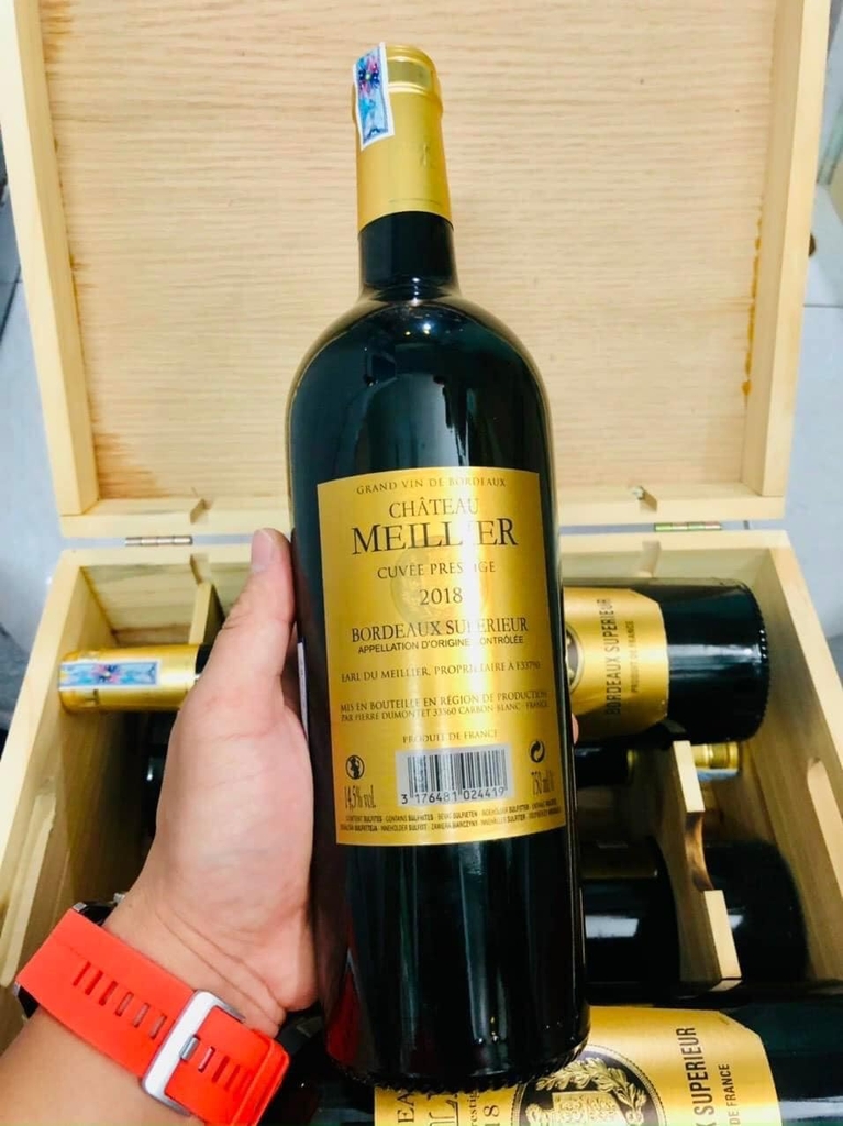 Vang Chateau Meillier 2018