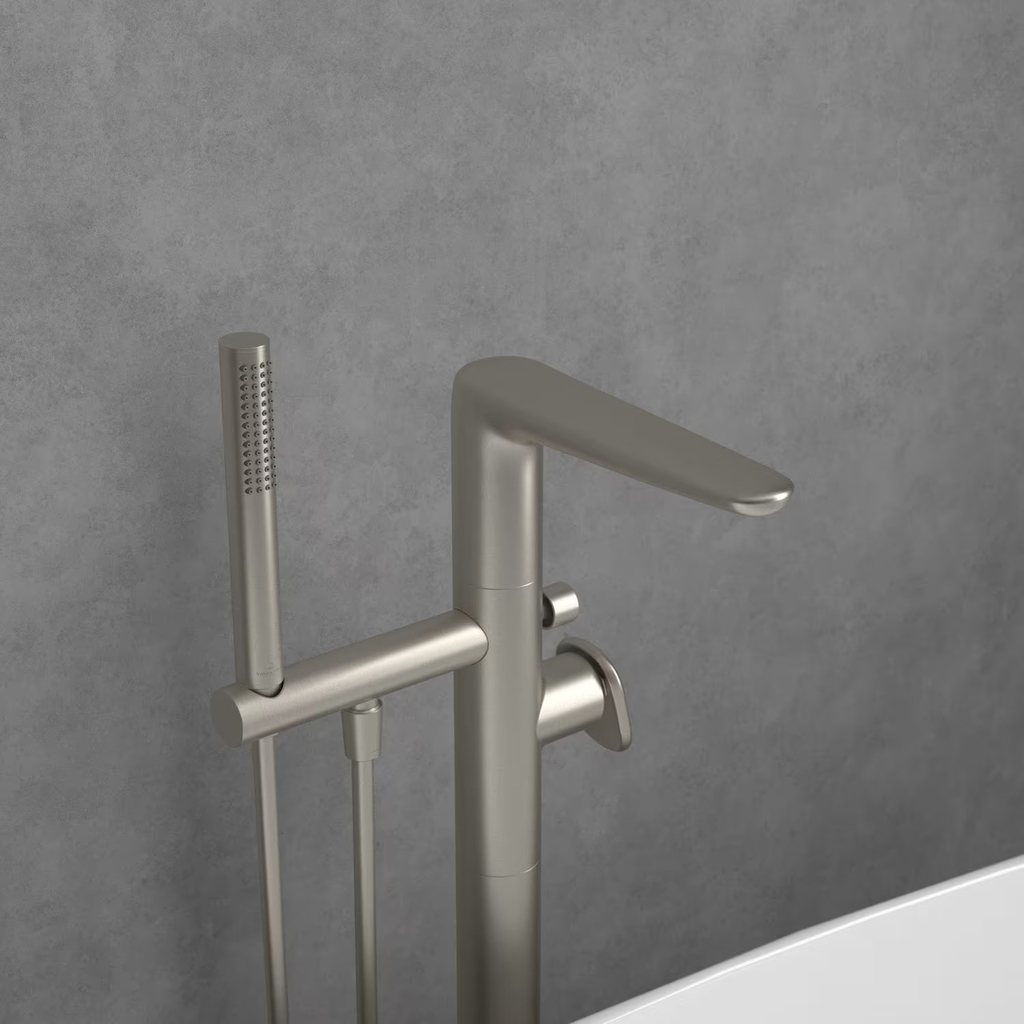 Vòi bồn tắm Villeroy & Boch Antao Single-Lever Bathtub Faucet, brushed nickel matt