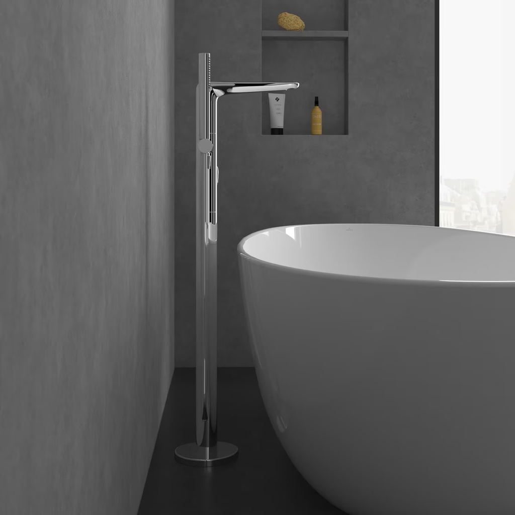 Vòi bồn tắm Villeroy & Boch Antao Single-Lever Bathtub Faucet, Chrome