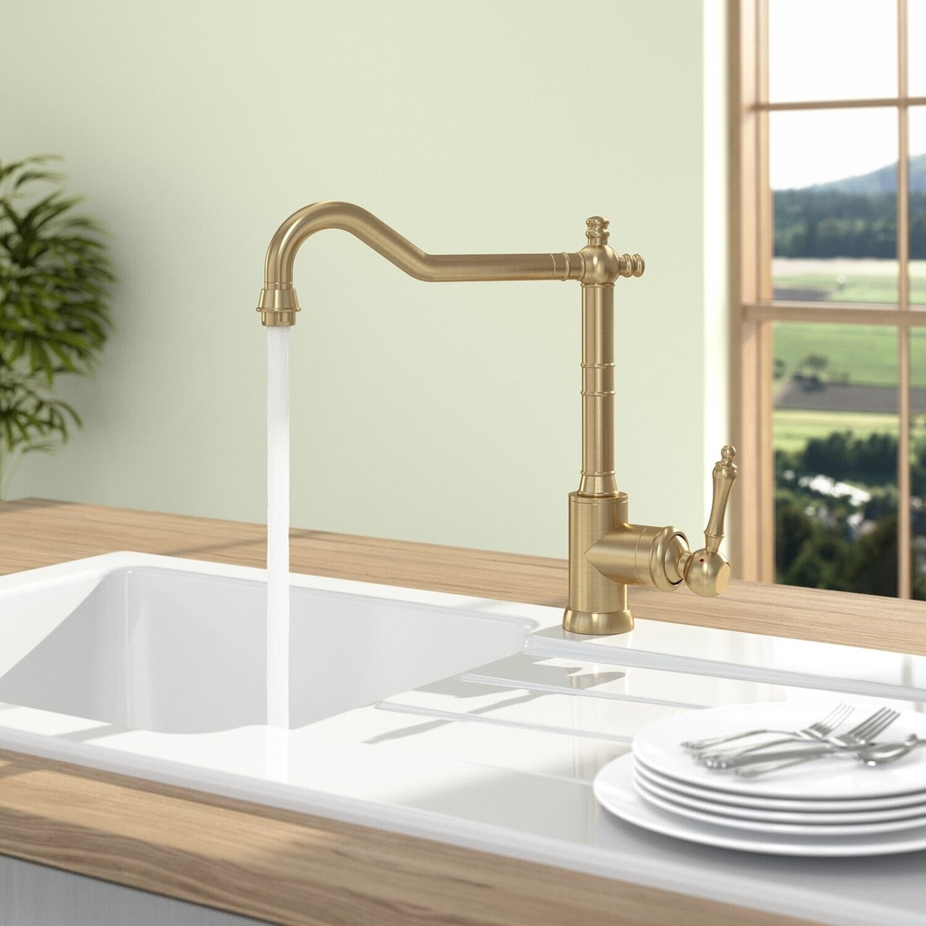 Vòi lavabo Villeroy & Boch Avia 2.0 Gold (mã 92400003 )