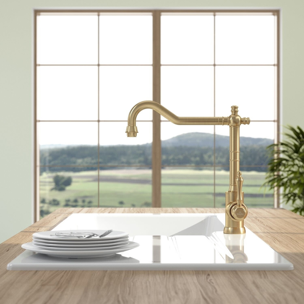 Vòi lavabo Villeroy & Boch Avia 2.0 Gold (mã 92400003 )