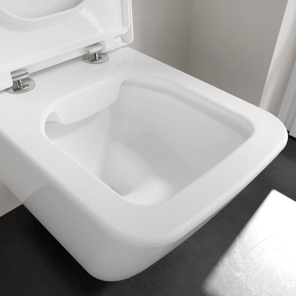 Bồn cầu treo tường kèm nắp Villeroy & Boch Finionn 466R0R1 + nắp 9M88S1R1