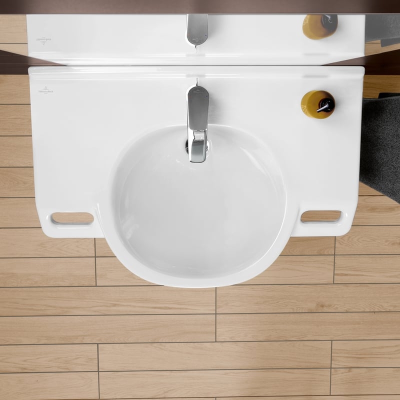 Chậu lavabo treo tường Villeroy & Boch ViCare CeramicPlus 80cm