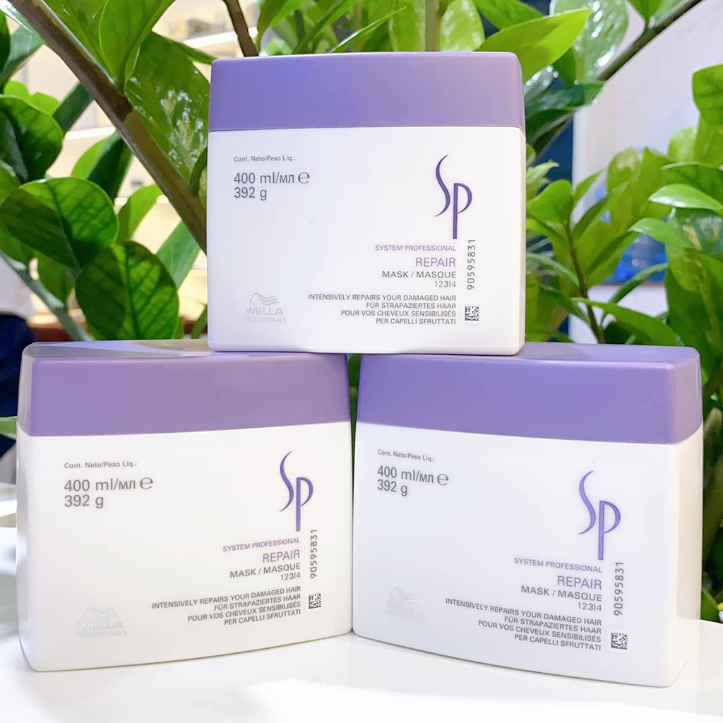 Wella Sp Repair Mask - Mặt nạ phục hồi tóc chuyện sâu cho tóc hư tổn nặng