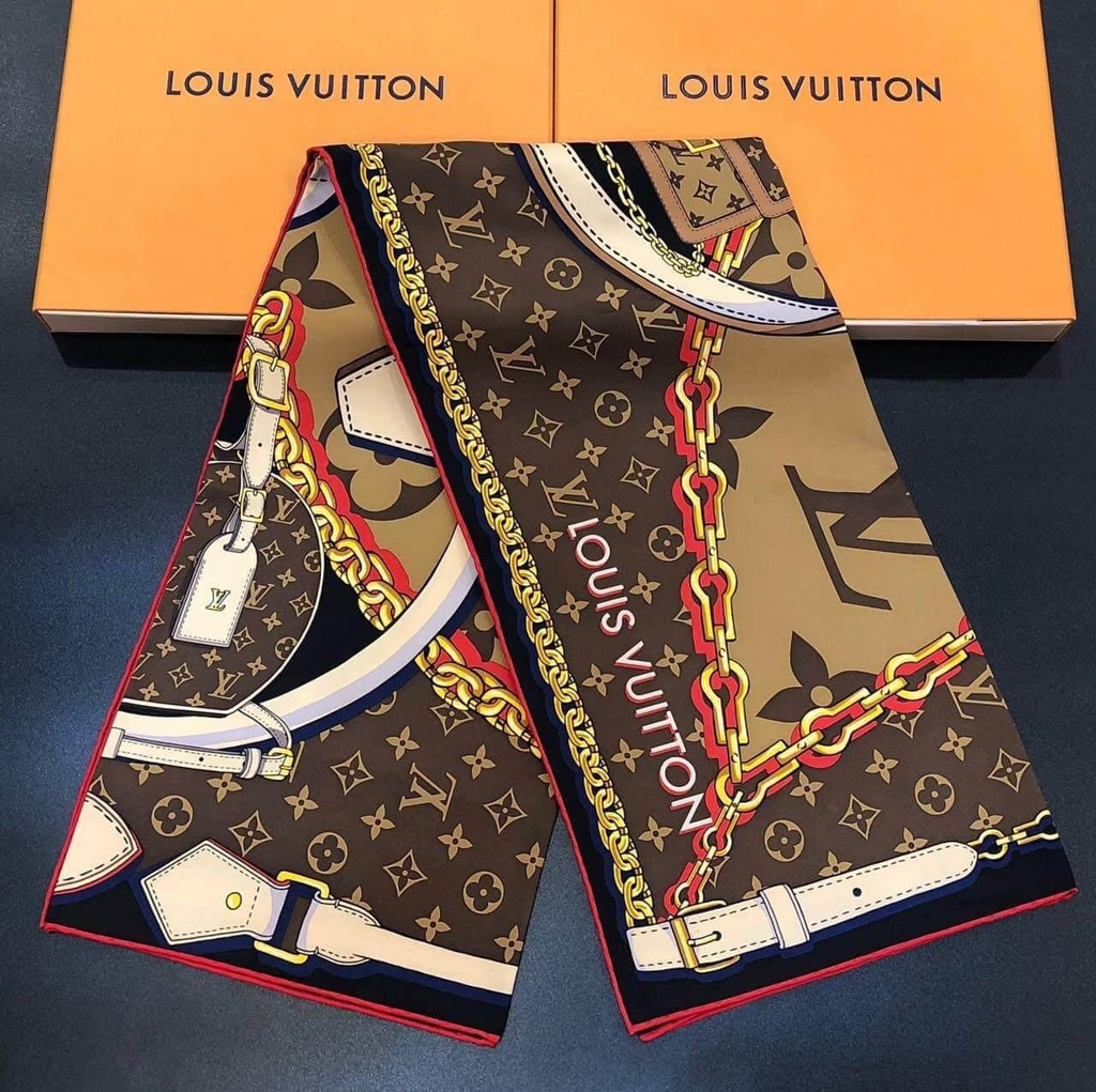 Khăn lụa Louis Vuitton M76202 TRIBUTE TO SQUARE